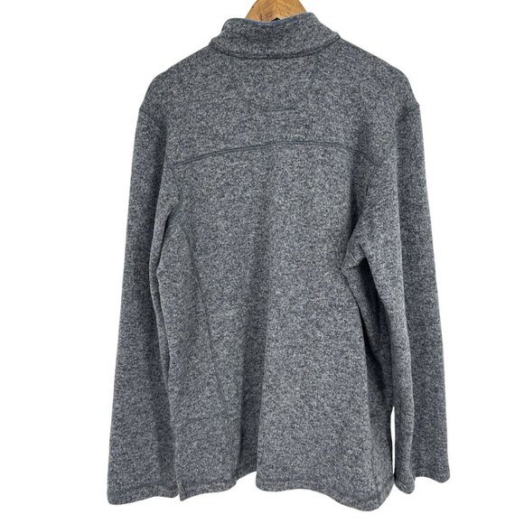 Woolrich 1/2 Zip Gray Long Sleeve Mock Neck Pullover Sweater Men's Size XL - Picture 5 of 8